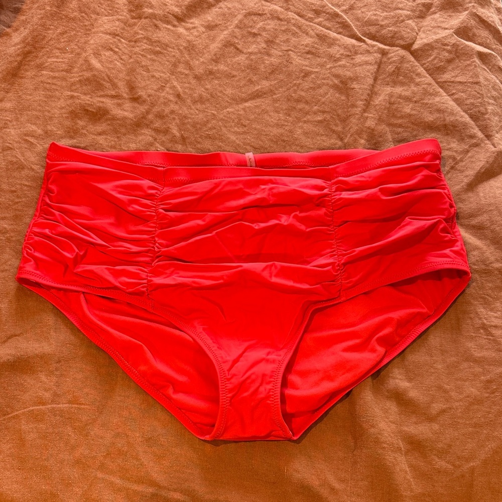 Raisins Vibrant Red Bikini Bottom